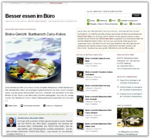 Case Study Frosta 4imedia erfolgreich