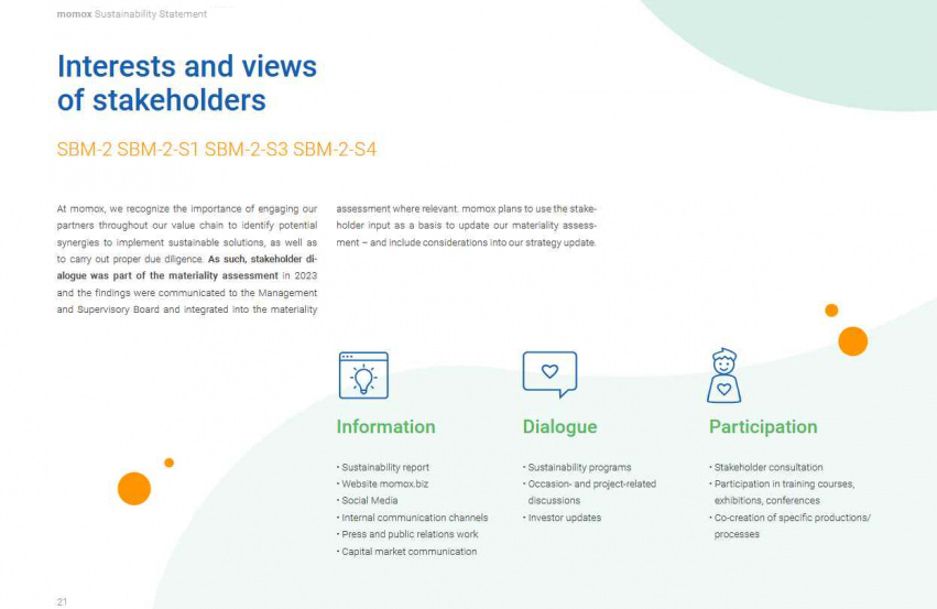 agency projectmanager coordinating esg content