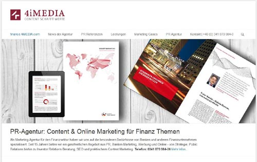 Web Marketing Agentur launcht Finanz-Webseite